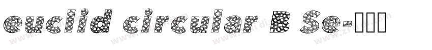 euclid circular B Se字体转换